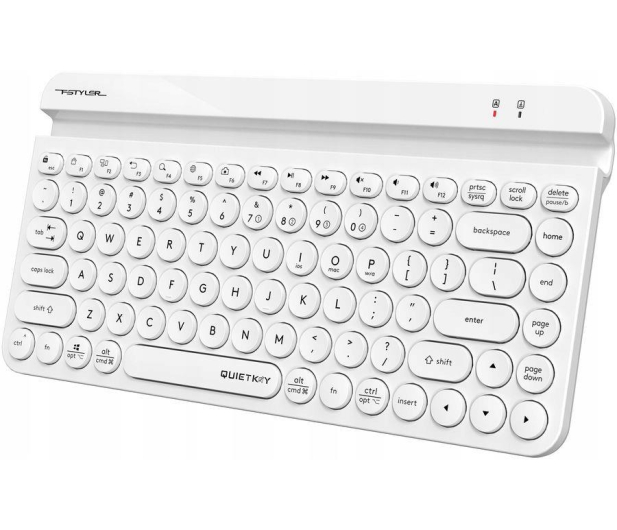 A4 TECH Klawiatura FStyler FBK30 biały 2.4GHz + BT (silent) A4TKLA47187 - 1153066 - zdjęcie 3